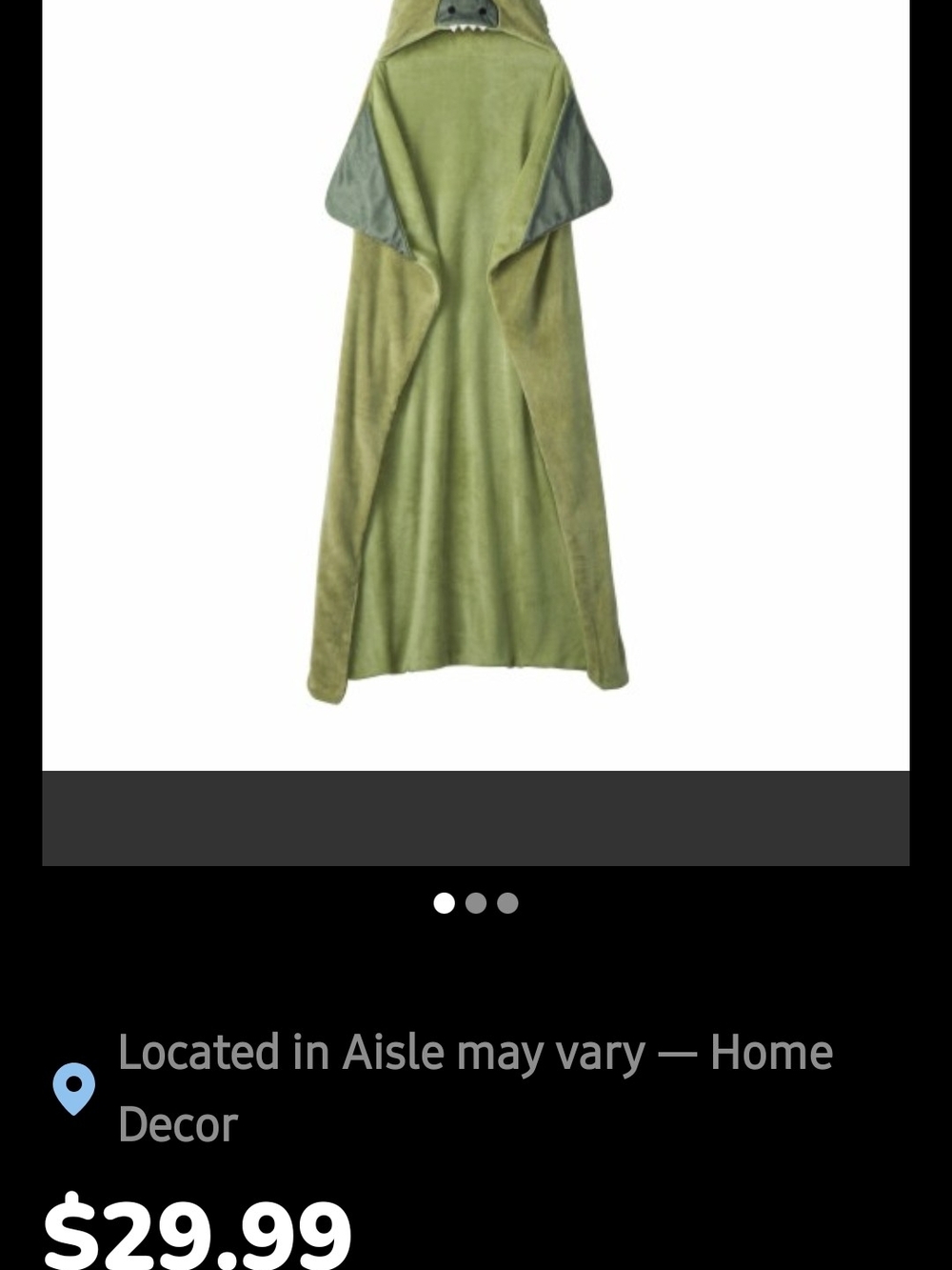 Green Hooded Wearable Blanket with Animal Hood